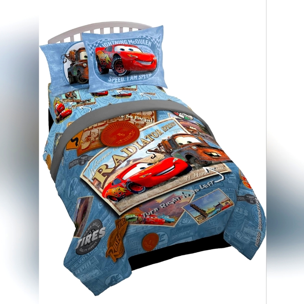 Lightning McQueen Twin Bed Set